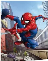 SpiderMan Fleece deken Downtown - 140 x 100 cm - Polyester