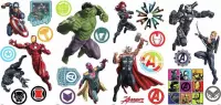 muurstickers Marvel Avengers vinyl 26 stuks