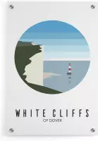 Walljar - White Cliffs Of Dover United Kingdom Day III - Muurdecoratie - Plexiglas schilderij