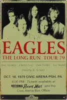 Wandbord - The Eagles Long Run Tour 79 -20x30cm-