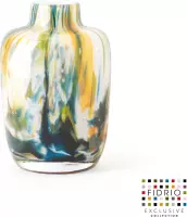 Design vaas Toronto - Fidrio COLORI - glas, mondgeblazen - hoogte 12,5 cm