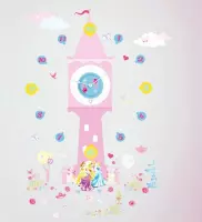 Disney Princess Tick Tock Clock - Sticker - multicolour