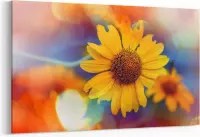 Schilderij - Flowers,close-up — 100x70 cm