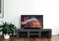 Betonlook TV-Meubel open vakken met legplank | Antraciet | 200x40x40 cm (LxBxH) | Betonlook Fabriek | Beton ciré