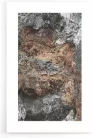 Walljar - Rocky Beach - Muurdecoratie - Poster