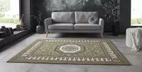 Vloerkleed retro oriental - groen 120x160 cm