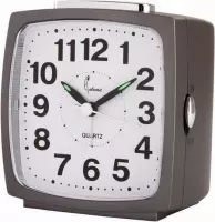 Cetronic T0310S GM - Wekker - Analoog - Stil uurwerk - Snooze - Grijs