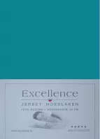 Excellence Jersey Hoeslaken - Eenpersoons - 90/100x210/220 cm - Sea Green