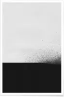JUNIQE - Poster Black 00 -20x30 /Grijs & Wit