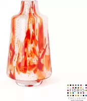 Design vaas Vitra M - Fidrio ROSSO - glas, mondgeblazen - hoogte 26 cm