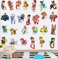Paw Patrol stickers alfabet engels/ chinees super leuk! 26 stuks