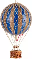Authentic Models - Luchtballon Floating The Skies - goud/blauw - diameter luchtballon 8,5cm