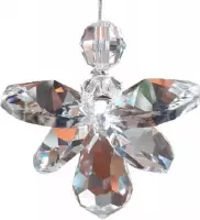 Geluksengel van Swarovski kristallen ( Raamkristal , Raamhanger , Bescherm engel , Engel )