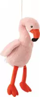 J-Line Flamingo Pluche Roze/Oranje Medium