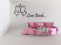 Muursticker4sale Muursticker Love birds
