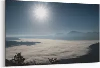 Schilderij - Wolken — 100x70 cm