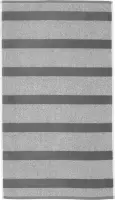Beddinghouse Sheer Stripe Handdoek - 600 gr/m2 - 60x110 cm - Antraciet