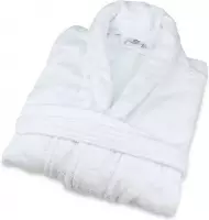 Dream Sheets - Badjas Extreme Comfort - Katoen badstof - L/XL - Wit - 100% bio katoen