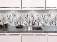 Keukenwand met print - Varens - Achterwand 200x50cm