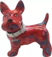 Pomme Pidou spaarpot Dog Boomer - Rood wezens