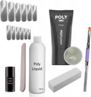 Easy Nails Polygel Kit - Starterset voor Nepnagels - Clear - Polyacryl Gel - Geschikt voor alle Nageltypes
