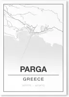 Poster/plattegrond PARGA - A4