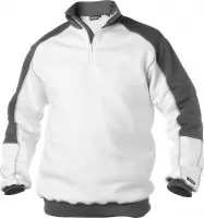 Dassy Basiel Tweekleurige sweater 300358 - Wit/Cementgrijs - M