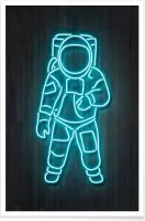 JUNIQE - Poster Astronaut -40x60 /Kleurrijk