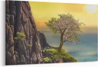 Schilderij - Lonely tree — 100x70 cm