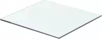 Wandschap transparant 40x30 cm glas