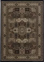 Klassiek vloerkleed Kashmir - zwart 2603 - 240x340 cm