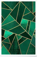 JUNIQE - Poster Emerald and Copper -30x45 /Kleurrijk