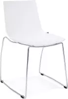Witte design stoel 'TRENO' in kunststof