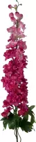 Viv! Home Luxuries Ridderspoor extra groot - zijden bloem - fuchsia - topkwaliteit