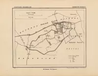 Historische kaart, plattegrond van gemeente Hemmen in Gelderland uit 1867 door Kuyper van Kaartcadeau.com