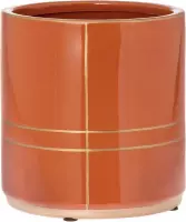 Riverdale - Bloempot Suus - H22cm - brique - Oranje