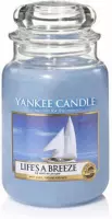 Yankee Candle Large Jar Geurkaars - Life's a Breeze