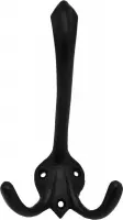 Kapstokhaak ijzer zwart 150 x 85 mm