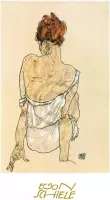 Egon Schiele - Zittende Vrouw Kunstdruk 50x70cm