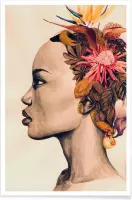 JUNIQE - Poster Amare -13x18 /Bruin & Roze