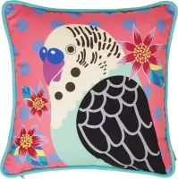 Ginger Lifestyle Singing with the Birds Kussenhoes - 45x45 Cm- Coral