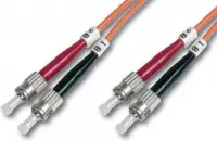Digitus DK-2511-02 2m ST/BFOC ST/BFOC Oranje Glasvezel kabel