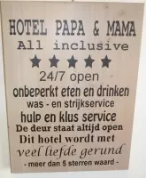 hotel papa en mama steigerhout grijs