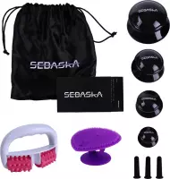 SEBASKA Cellulite cups - Cupping cups - Massage roller - Cupping set massage - Cupping set - Anti cellulite