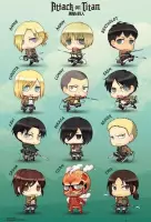 GBeye Attack on Titan Chibi Characters  Poster - 61x91,5cm