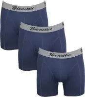 Gionettic 3-Pack Heren boxershorts Bamboe Marine Maat XL