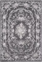 Klassiek vloerkleed Aubusson Flore - grijs/roze 120x170 cm