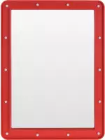LED Spiegel DOMINIC - Rood - Metaal - 50.x 3.5 x 70 cm