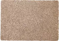 Ikado  Ecologische katoenen droogloopmat beige, zonder boord  58 x 78 cm