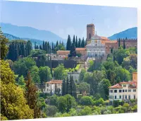 Basilica San Miniato al Monte in Florence - Foto op Plexiglas - 90 x 60 cm